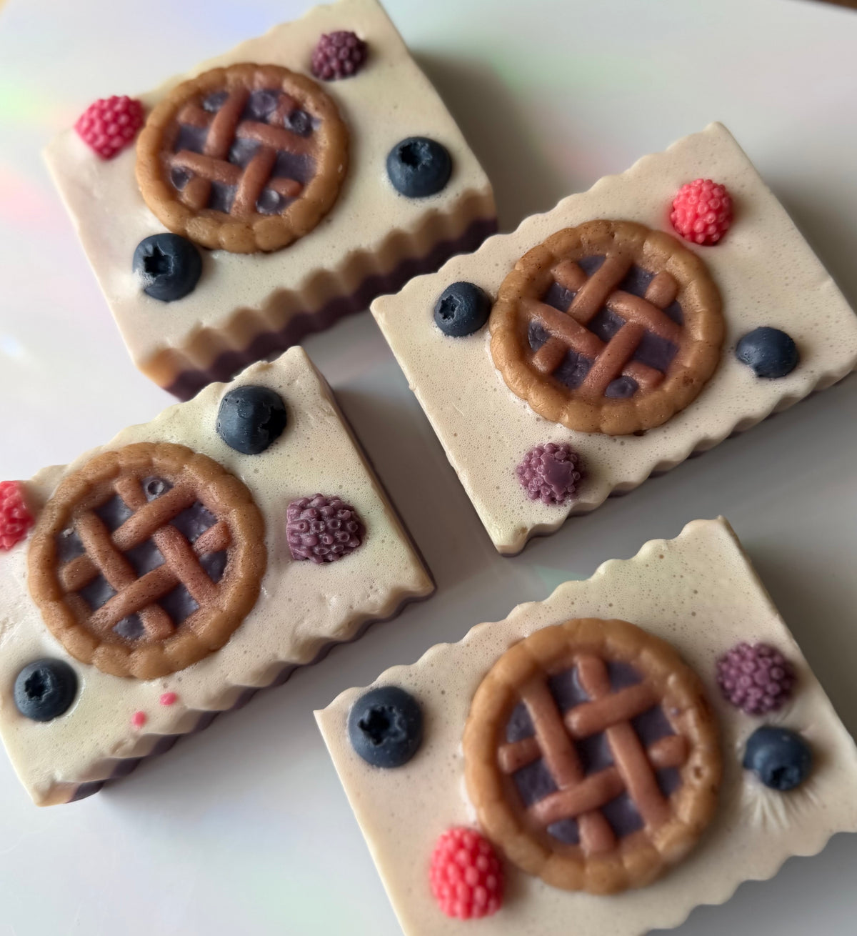 Artisan Goat Milk Soap | Very Berry Pie | Mixed Berries, Sugar, Baked Dough
