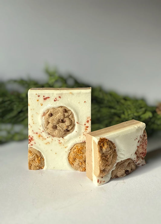 Goat Milk Soap Bar | The Christmas Collection | Santa's Cookies