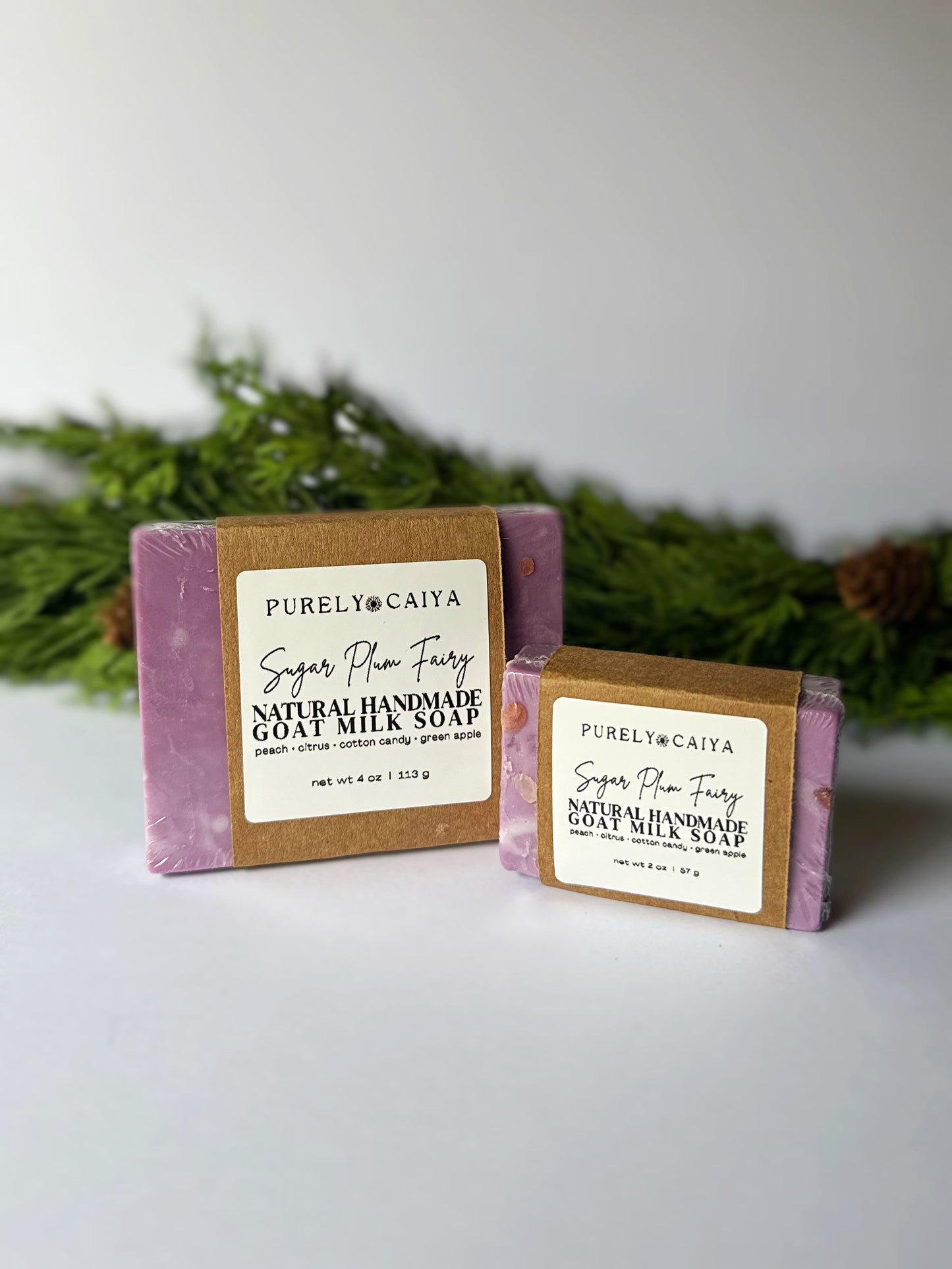 Goat Milk Soap Bar | The Christmas Collection | Sugar Plum Fairy