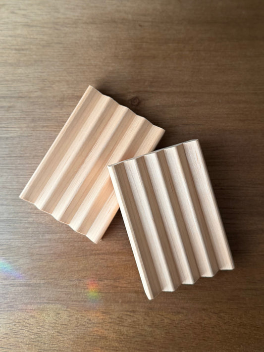 Handcrafted Real Wood Soap Dish