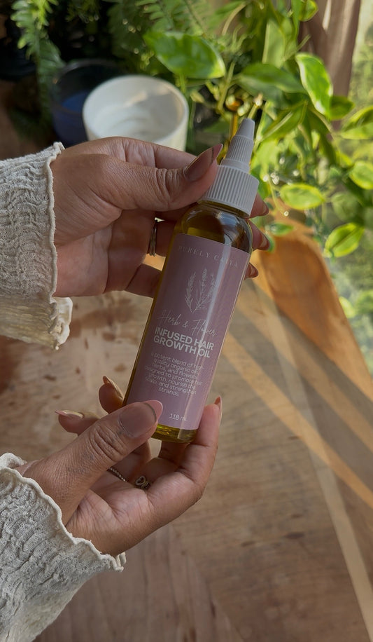 Herb & Flower Infused Hair Growth Oil