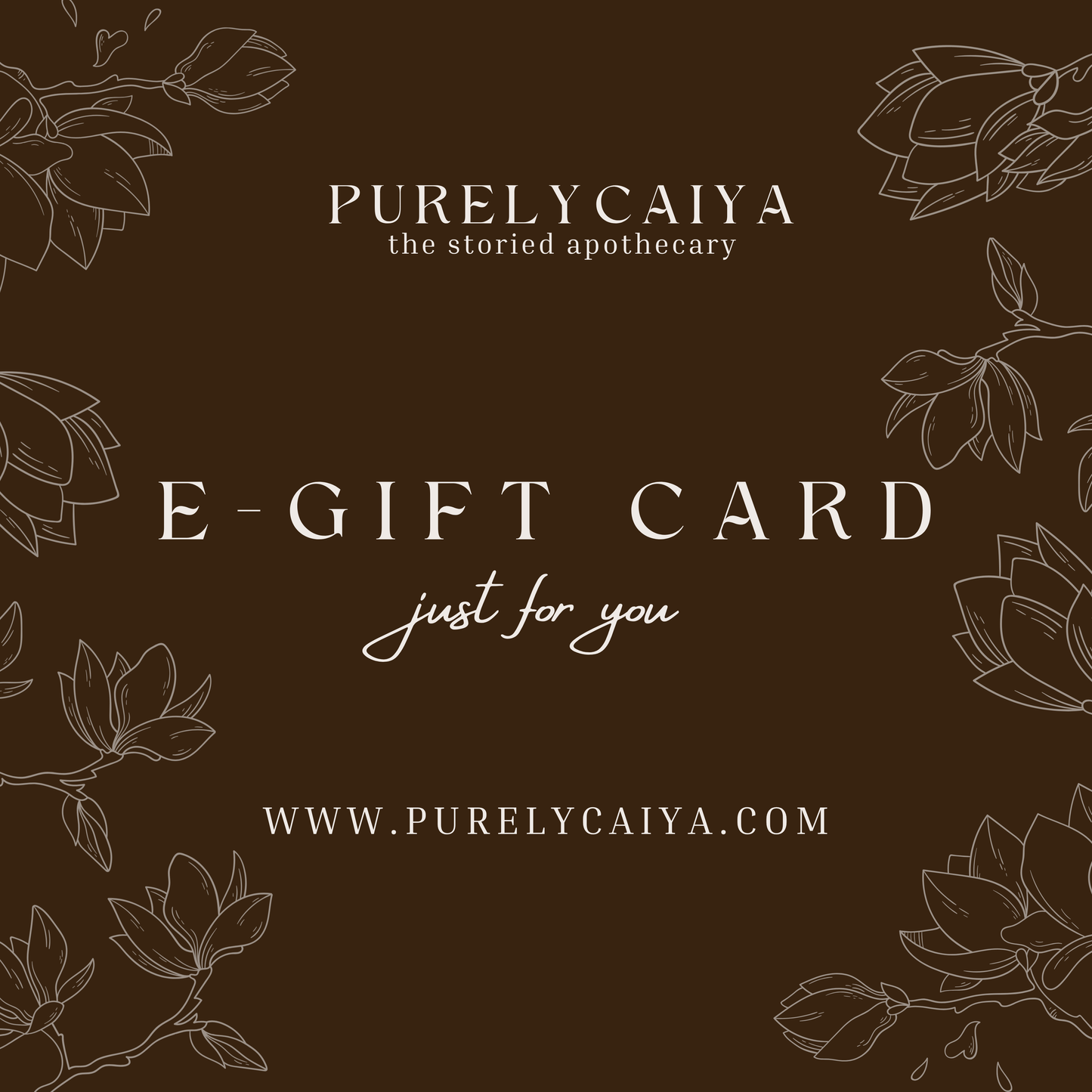 E-Gift Card | Purely Caiya