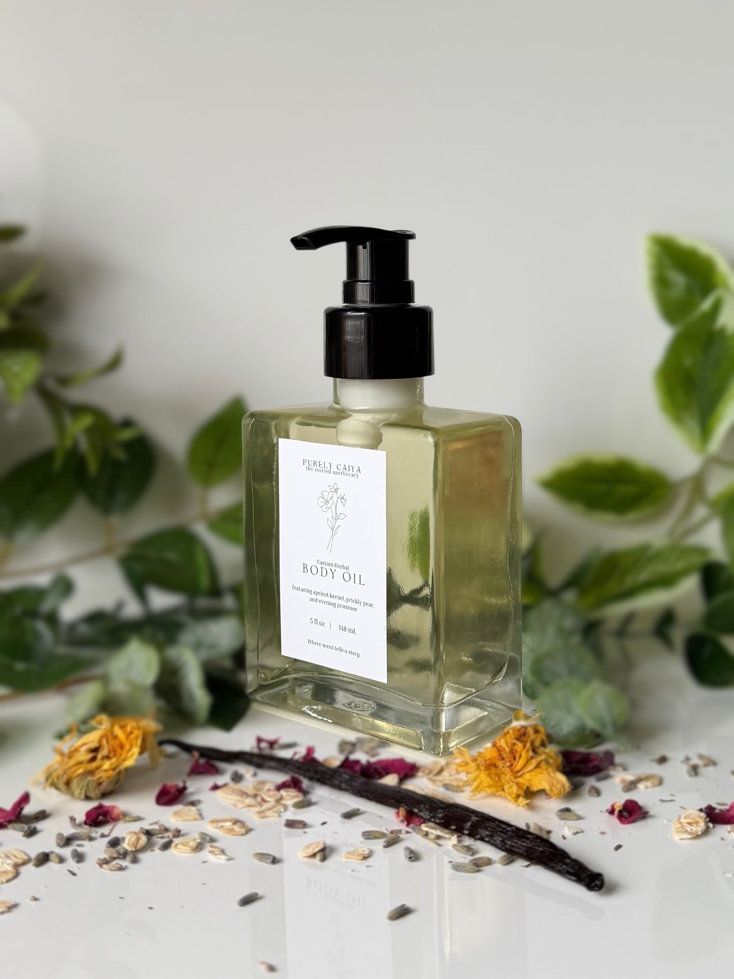 Custom Herbal Body Oil