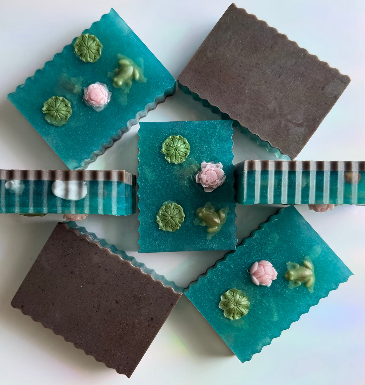 Artisan Goat Milk Soap | Froggy Pond | Bamboo, Cactus Water, Orchid