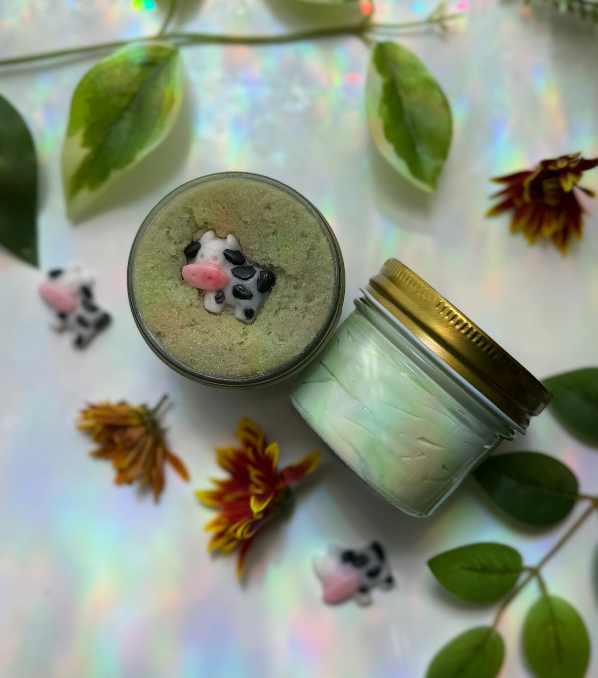 Greener Pastures | Foaming Sugar Scrub | Lychee, Sweet Cream, Blueberry