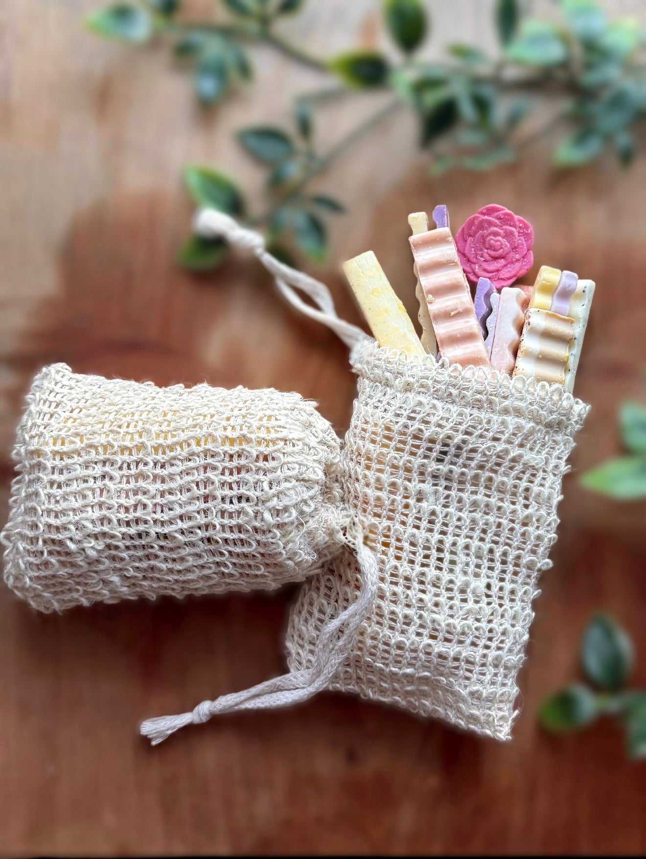 Sisal Soap Scrap Bag