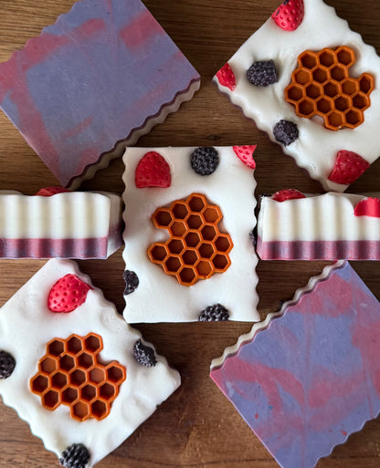 Artisan Goat Milk Soap | Berries & Honey