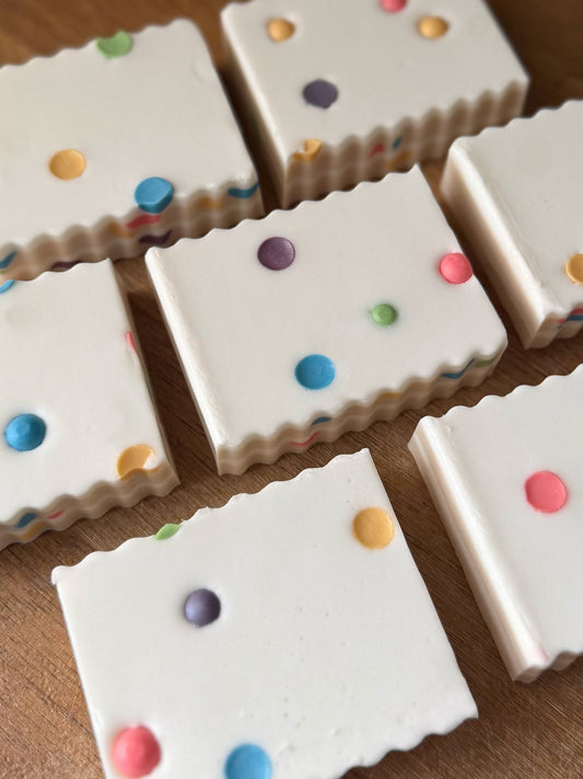 (PREORDER) Artisan Goat Milk Soap | Confetti Cake