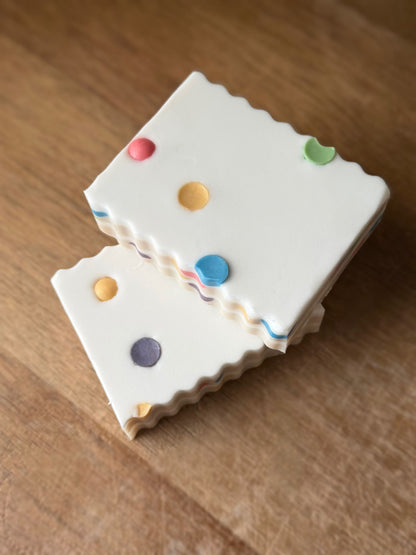 Artisan Goat Milk Soap | Confetti Cake