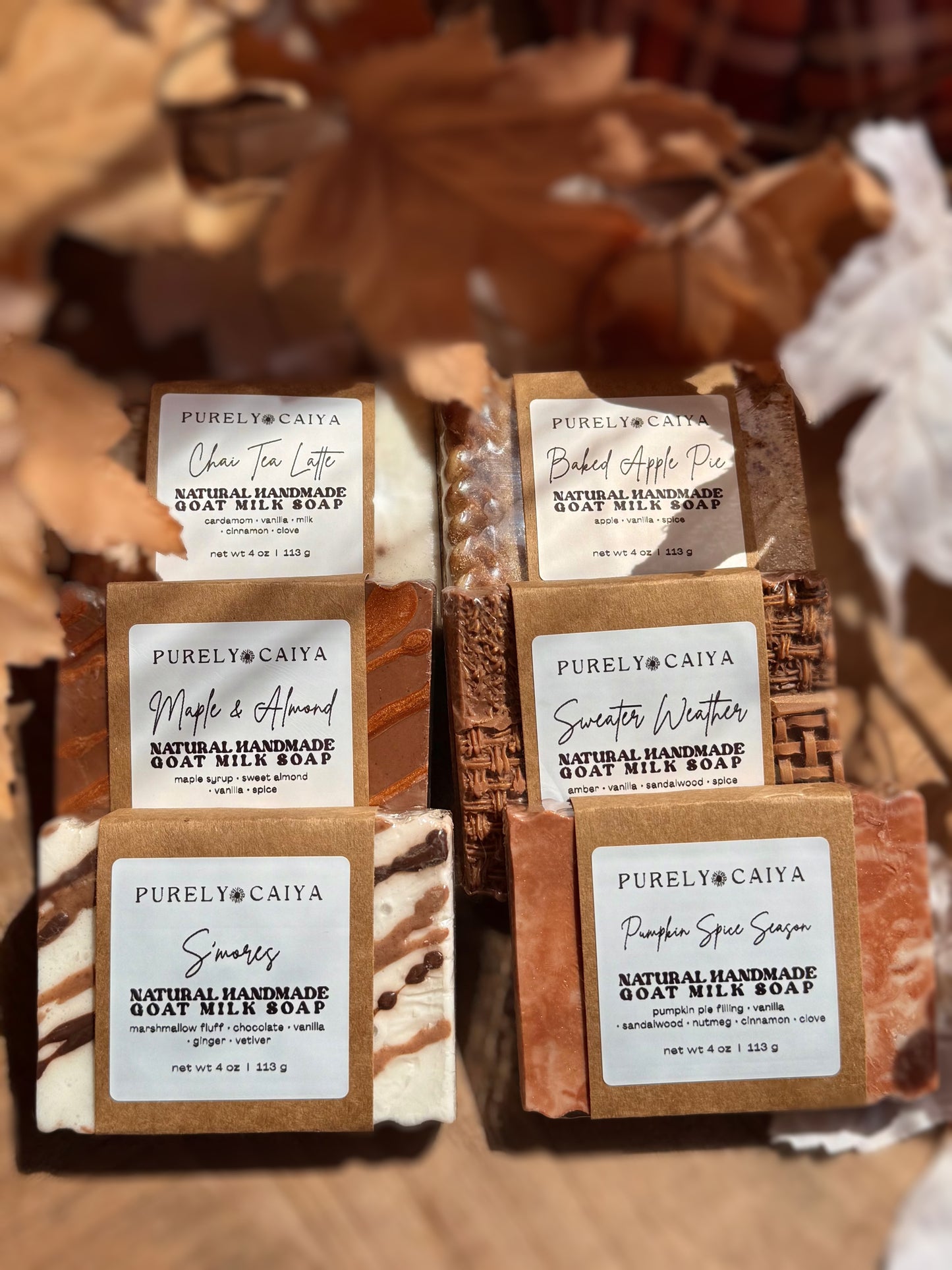 Goat Milk Soap Bar | The Fall Collection | Baked Apple Pie
