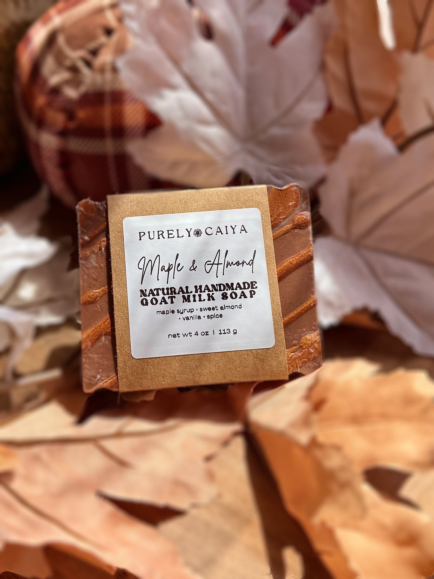 Goat Milk Soap Bar | The Fall Collection | Maple & Almond