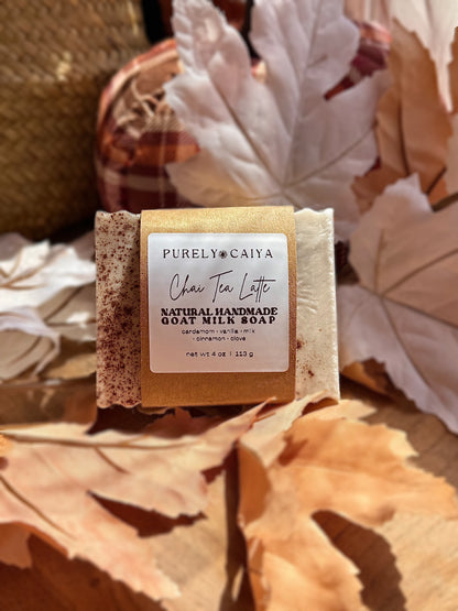 Goat Milk Soap Bar | The Fall Collection | Chai Tea Latte