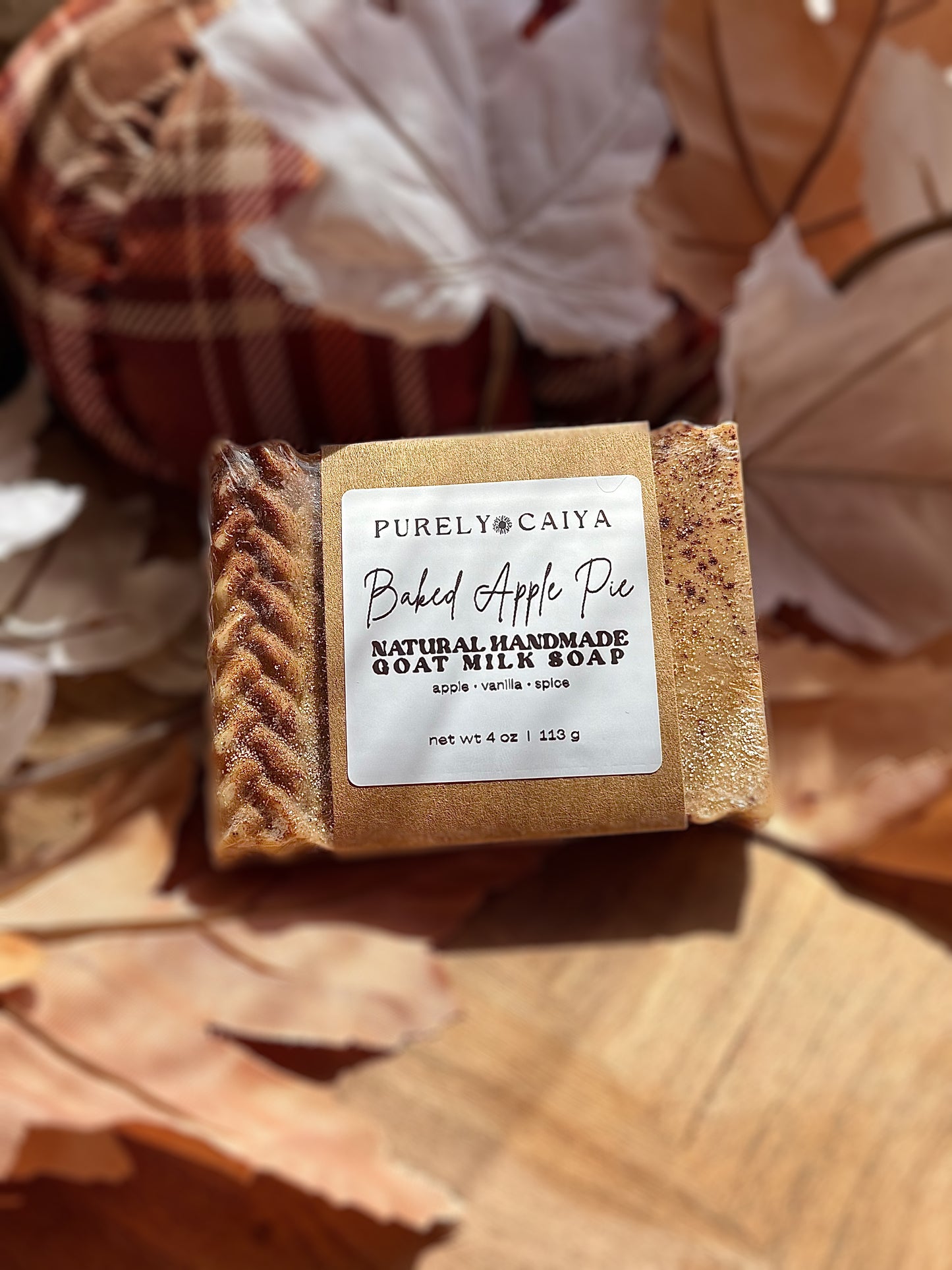 Goat Milk Soap Bar | The Fall Collection | Baked Apple Pie