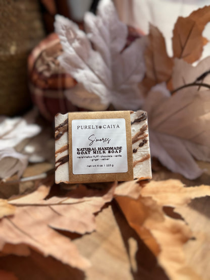 Goat Milk Soap Bar | The Fall Collection | S'mores