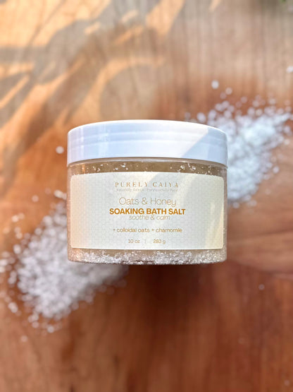 Soaking Bath Salts | Oats & Honey
