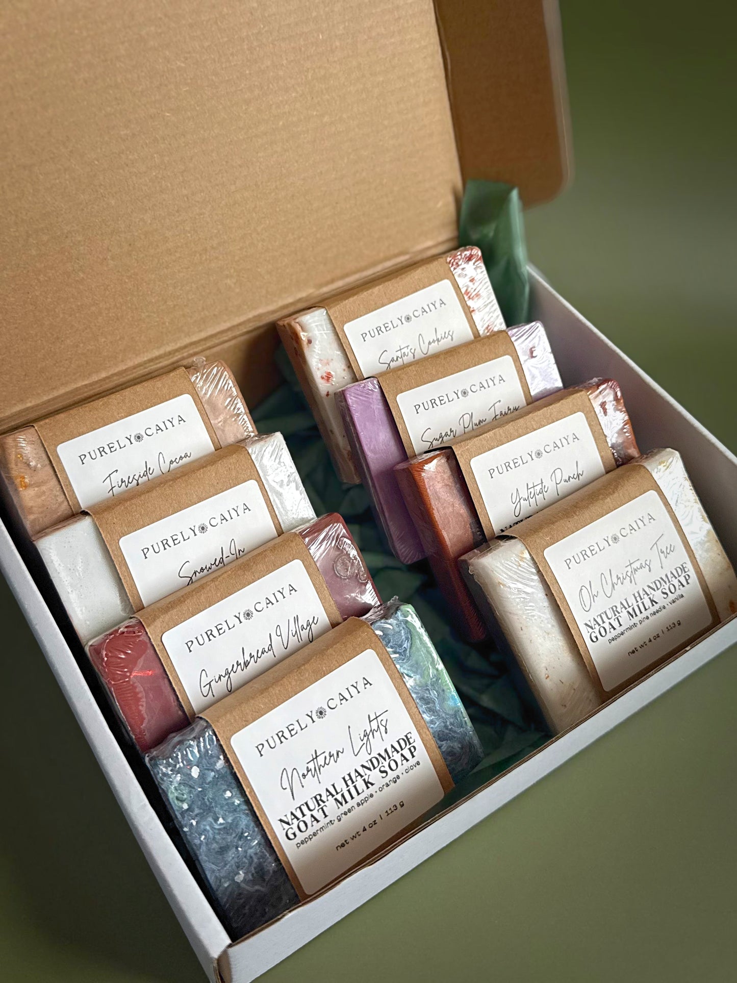 Goat Milk Soap Bar | The Christmas Collection | Full Soap Bundle