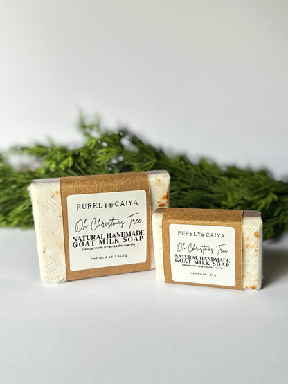 Goat Milk Soap Bar | The Christmas Collection | Oh Christmas Tree