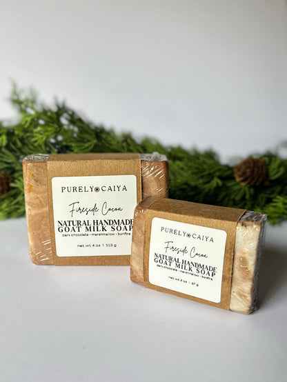 Goat Milk Soap Bar | The Christmas Collection | Fireside Cocoa