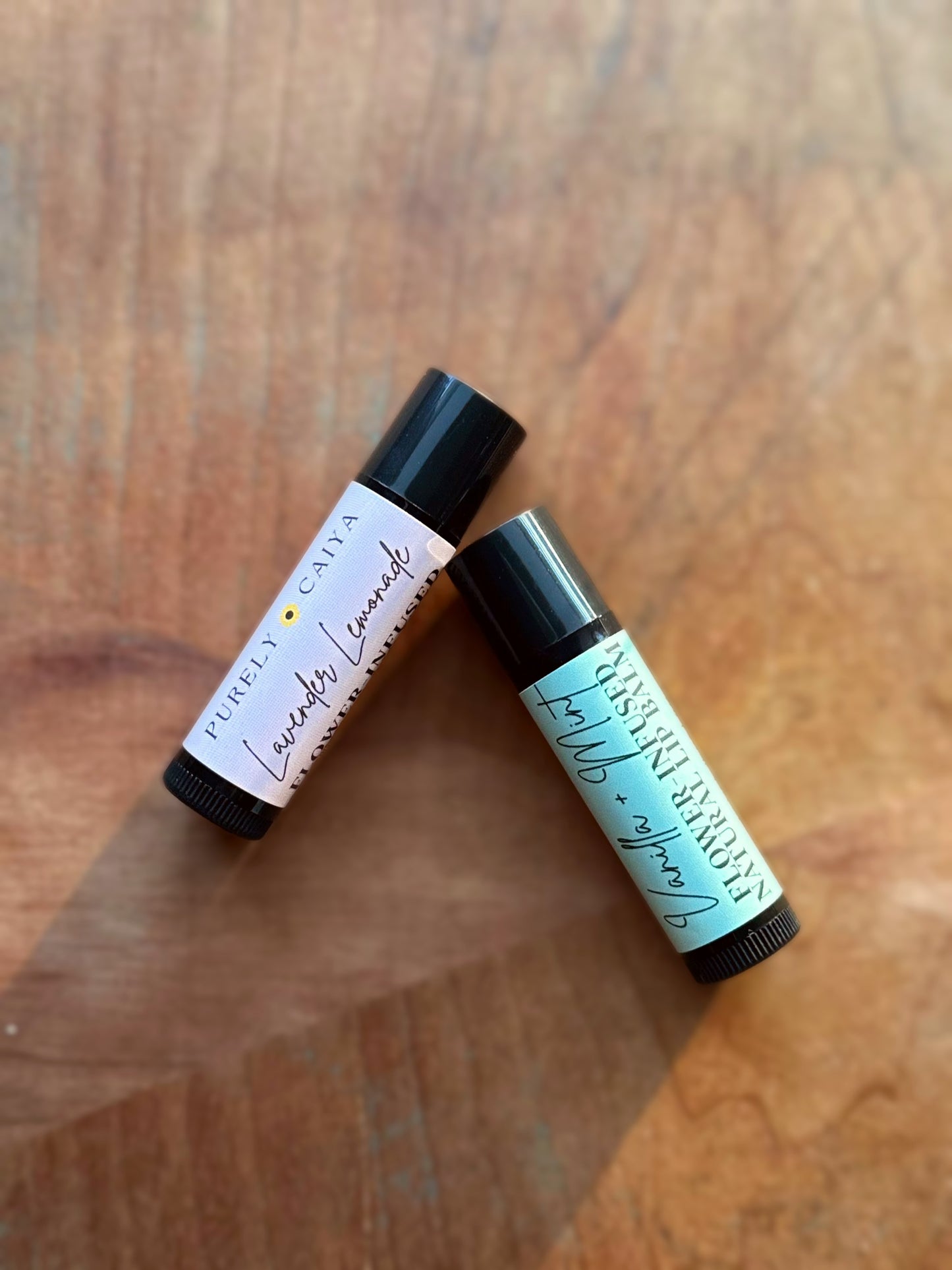 Flower-Infused Lip Balm