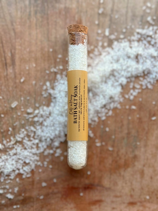 Soaking Bath Salts | Oats & Honey