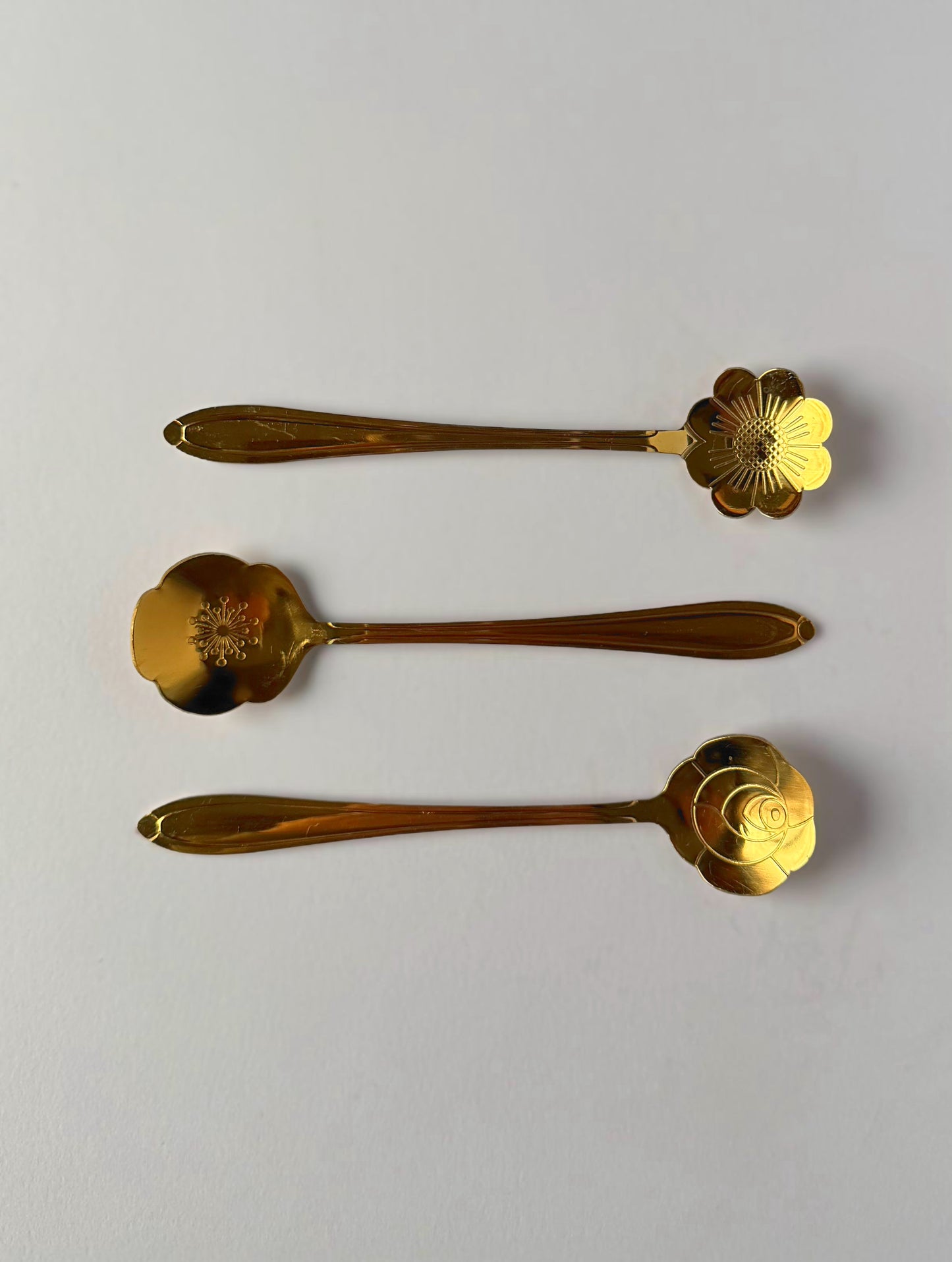 Golden Bloom Beauty Spoon | Cosmetic Spoon