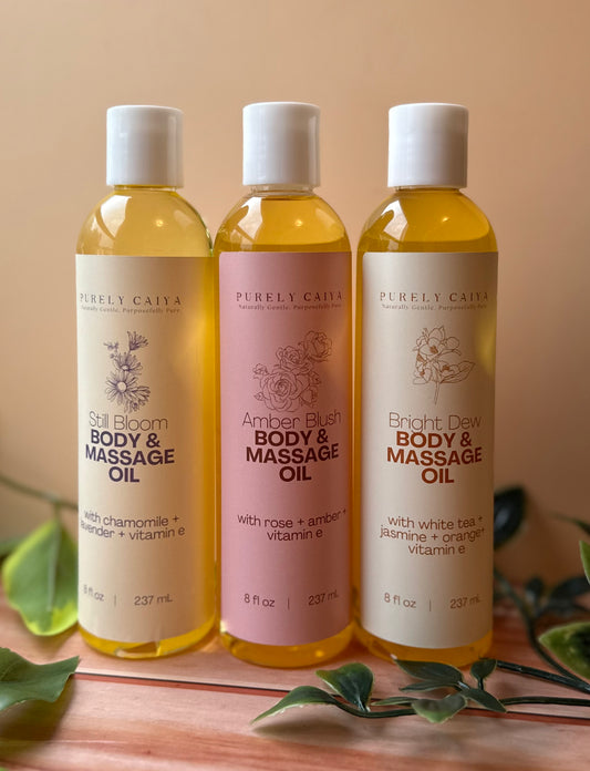 Body & Massage Oil | Amber Blush