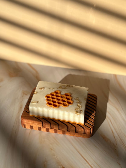 Handcrafted Wooden Soap Dish | African Mahogany