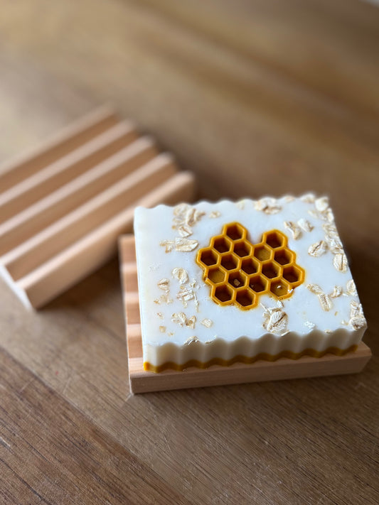 Handcrafted Real Wood Soap Dish