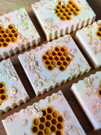 Bulk Goat Milk Soap | Oats & Honey | For Events, Parties, Gifts, and Favors