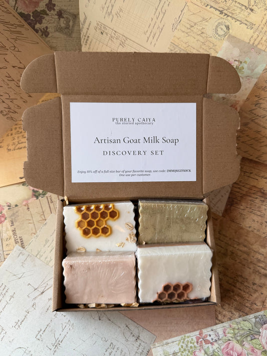 Artisan Goat Milk Soap Discovery Set