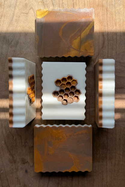 Goat Milk Soap Bar | The Honey Collection | Vanilla & Honey