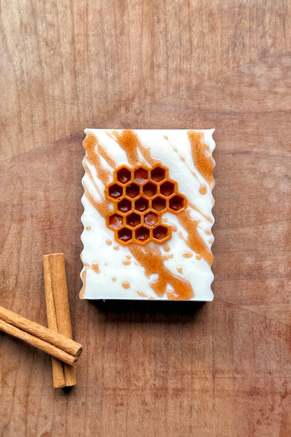 Goat Milk Soap Bar | The Honey Collection | Spiced Honey
