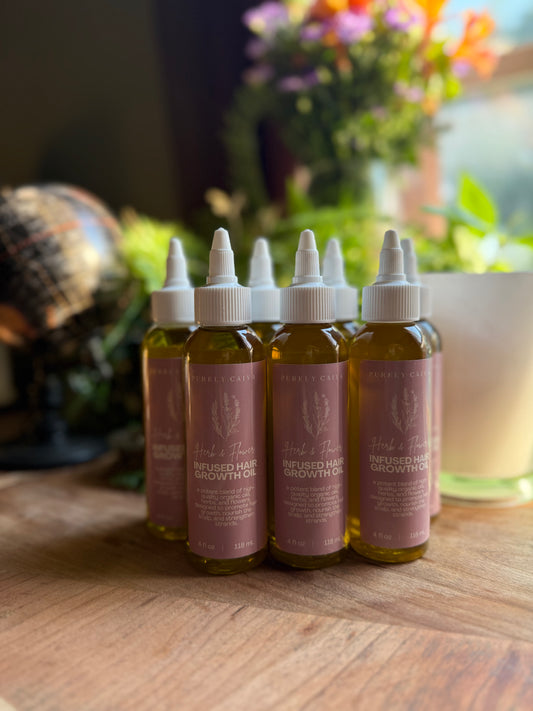 Herb & Flower Infused Hair Growth Oil