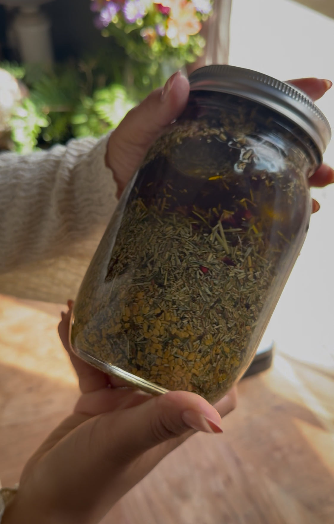 Herb & Flower Infused Hair Growth Oil