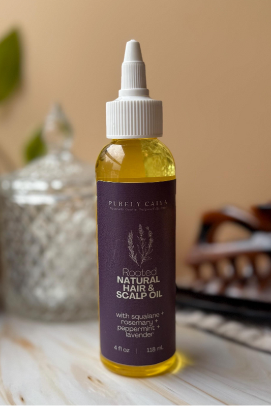 Natural Hair & Scalp Oil | Rooted